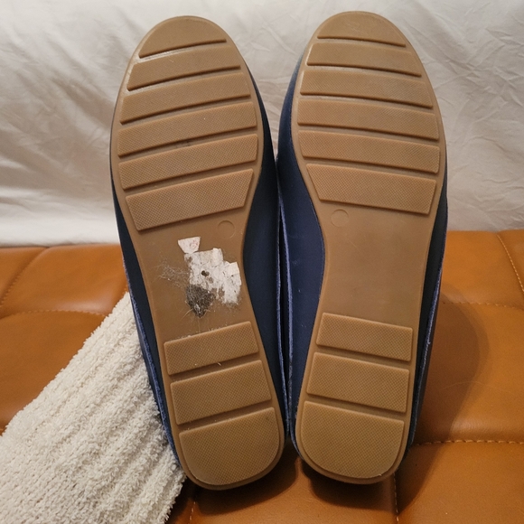Mercer & Madison Blue Leather Slip On Flats Size 9.5 - Picture 8 of 10